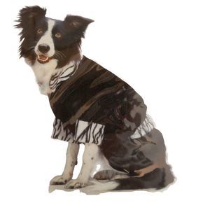Companion Road Black White Zebra Jacket for Dogs Size M (14” – 17”)